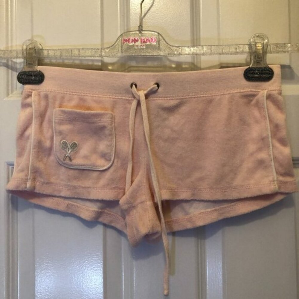 Vintage Juicy Couture  Drawstring Short-Shorts Pink Size S EUC